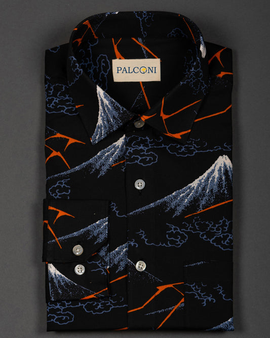 Black Mountain Printed Full Sleeve Premium Shirts